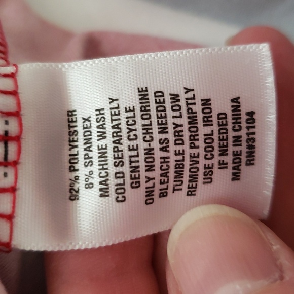 Liberty Park Swing Dress XL Red White Blue Casual Soft Short Sleeve Patriotic - Picture 9 of 12